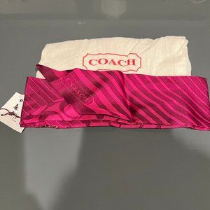 Coach Classic Signature Pony Scarf